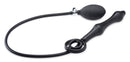 Devils Rattle Inflatable Anal Plug with Cock and Ball Ring featuring an inflatable design and ergonomic shape.