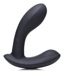 E-Stim Pro Vibrating Prostate Massager with Remote Control in sleek black design for targeted stimulation.