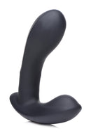 E-Stim Pro Vibrating Prostate Massager with Remote Control in sleek black design for targeted stimulation.