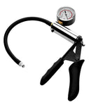 Size Matters Penis Pump Kit with 2.25 Inch Cylinder ergonomic hand pump and pressure gauge.