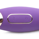 Close-up of the control panel on the Inmi Power Zinger Pro Pulsing G-spot Pinpoint Vibrator, featuring buttons for operation.
