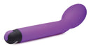 10X Silicone G-Spot Vibrator Purple showcasing ergonomic design for targeted stimulation.
