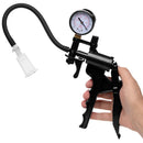 Size Matters Clitoris Pumping System with Pressure Gauge hand pump with visible pressure gauge and flexible hose