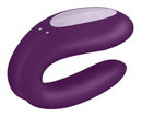 Satisfyer Double Joy Partner Vibrator designed for dual pleasure with a unique horseshoe shape for blended orgasms.