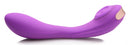 Pose Plus 10X Pulsing Bendable Silicone Vibrator showcased in purple, designed for dual-stimulation pleasure.