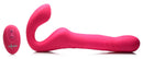 Strap U 30X Thrusting Vibrating Strapless Strap-On Pink with wireless remote for deep vibration and thrusting.