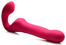 Strap U 30X Thrusting Vibrating Strapless Strap-On Pink with a sleek design for hands-free pleasure.