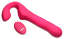 Strap U 30X Thrusting Vibrating Strapless Strap-On Pink with wireless remote control for partnered play.