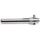 CleanStream Enema Nozzle with Quick Shut Off Valve, smooth stainless steel design for controlled rinsing.