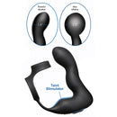 Swell 10X Inflatable Vibrating Prostate Plug with Cock Ring showing features like powerful vibration and max inflation.