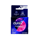 Durex Performax Intense Condoms 3 Pack packaging, designed for enhanced pleasure and protection.