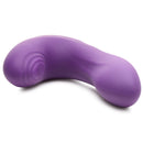 Inmi Finger-Pulse Silicone Pulsing Finger Vibrator Purple in smooth silicone design, ideal for pleasure and stimulation.