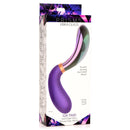 10X Pari Dual Ended Wavy Silicone and Glass Vibrator in packaging showcasing its dual-ended design.