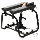 LoveBotz Deluxe Bangin Bench with Sex Machine Black, adjustable angle, sturdy steel design, and thrusting functionality.