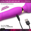 Ultra Thrust-Her Deluxe Thrusting and Vibrating Wand USB rechargeable with advanced thrusting capabilities.