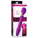 Ultra Thrust-Her Deluxe Thrusting and Vibrating Wand packaging showcasing its features and design.