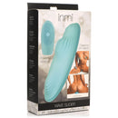 28X Wave Slider Vibrating Silicone Pad with Remote packaging showcasing features and remote control.