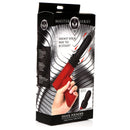 Master Series Pistola Pounder Thrusting Vibrator packaging displaying its unique pistol-grip design and features.