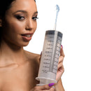 CleanStream Enema Syringe with Tube 550ml Clear for precise, comfortable preparation for anal play.