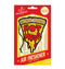 WoodRocket Air Freshener Hot Mess with pizza slice design and fresh pineapple scent packaging