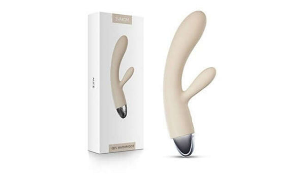Alice Rabbit Vibrator Khaki by Svakom, a rechargeable silicone sex toy, waterproof and ergonomically designed for pleasure.
