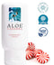 Aloe Cadabra Peppermint Tingle Lubricant 2.5 oz, organic aloe vera, vegan, paraben-free, with peppermint candy.