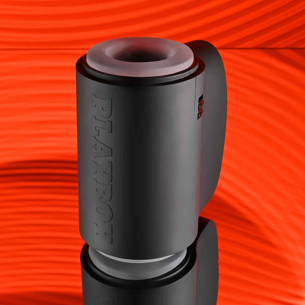 Playboy Come Along Travel-Sized Stroker with Dual Entry and 7 Speeds for On-the-Go Pleasure