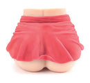 Angel White Porn Star Mini Skirt Masturbator showcasing a realistic design with a red mini skirt.