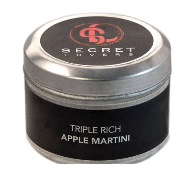 SECRET LOVERS APPLE MARTINI MINI EDIBLE MASSAGE CANDLE 1OZ-0