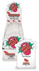 SMACK Tarts Watermelon Lube 3 ml 36 Pc Display with tart flavored pouches for intimate moments.