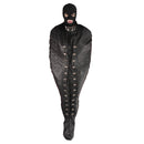 Strict Leather Premium Sleep Sack Large Black shown in full-body restraint design.
