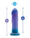 Avant Midnight Rendezvous Ocean Blue hand-sculpted silicone dildo with suction cup base, dimensions 7.5 inches tall, 7 inches insertable, 1.75 inches wide