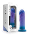 Avant Midnight Rendezvous Ocean Blue hand-sculpted silicone dildo with suction cup base in packaging