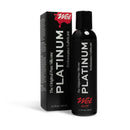 Wet Platinum Luxury Silicone Lubricant 3.1 Oz in black bottle with sleek design and vibrant logo