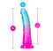 B Yours Beautiful Sky 7.5" dildo with gradient color design and sturdy suction cup base for hands-free play.