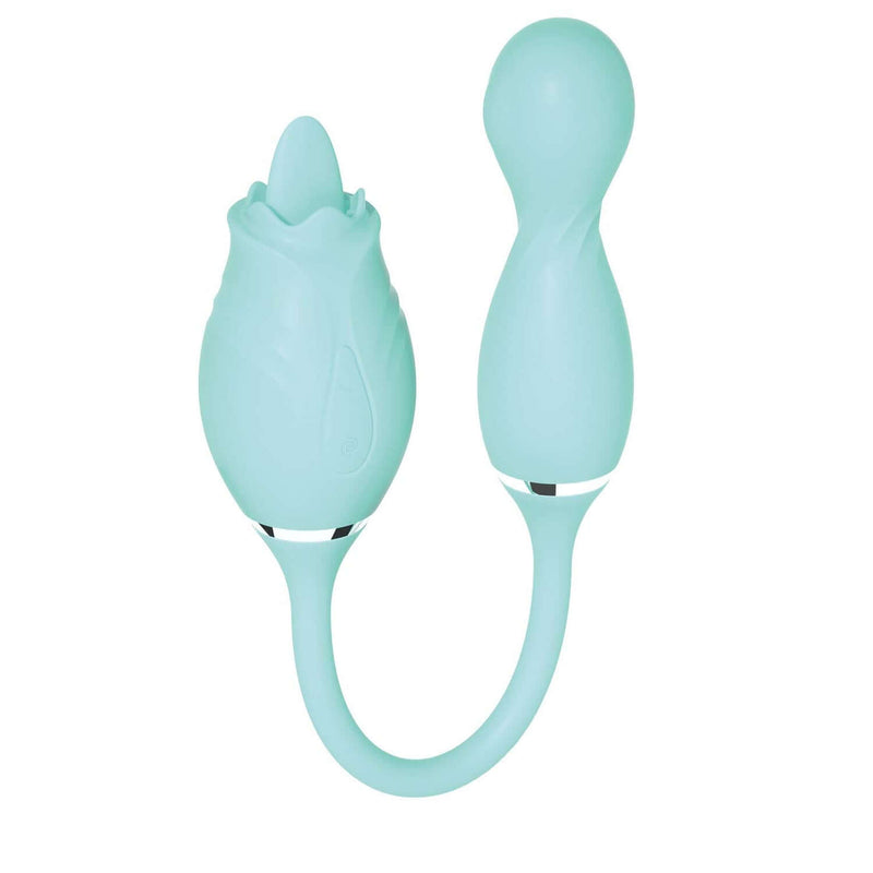 Blaze Exciter Vibe Aqua USB Rechargeable Dual Stimulator - 10 Vibrating Functions and Dual Motors for Intense Pleasure