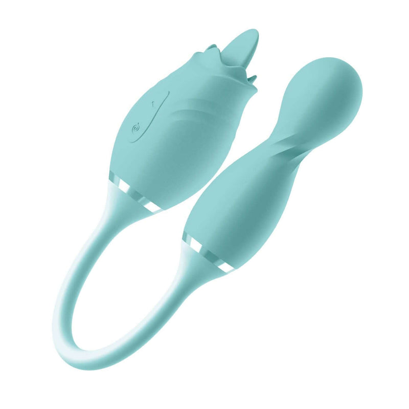 Aqua Blaze Exciter Vibe USB Rechargeable Dual Stimulator with 10 vibrating functions and dual motors