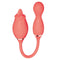 Blaze Exciter Vibe Coral dual stimulator with 10 vibrating functions, USB rechargeable for intense pleasure
