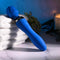 Selopa Blue Belle Double-Ended Vibrator with Dual Motors and 7 Speeds on towel, providing versatile pleasure