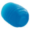 Pop Sock!™ Ribbed Blue reversible masturbator with multi-textured design for thrilling solo adventures and varied sensations.