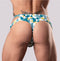 CUT IT OUT! CUTOUT THONG BLUE S/M-0