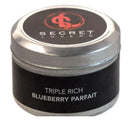 SECRET LOVERS BLUEBERRY PARFAIT MINI EDIBLE MASSAGE CANDLE 1OZ-0
