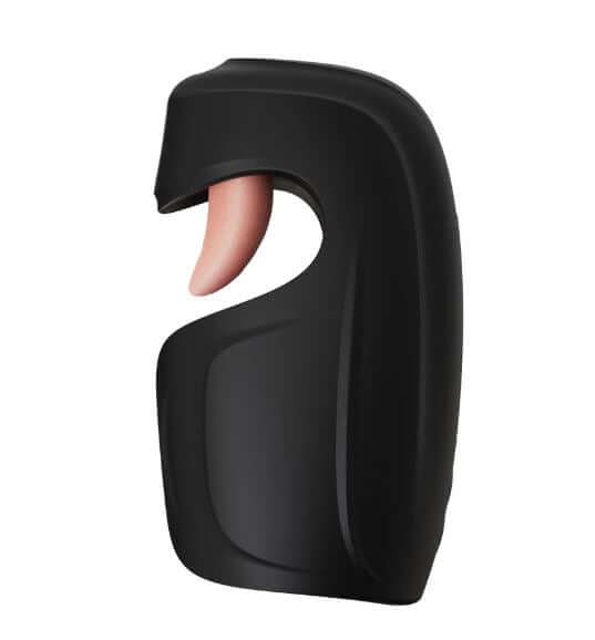M for Men Lickety Split Black Vibrating Penis Stimulator with 10 Modes