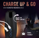 Vibrating Penis Stimulator with USB Magnetic Rechargeable Feature and 60-Minute Runtime, Travel-Friendly Design