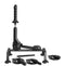 Fetish Fantasy Body Dock Pro Sex Machine with adjustable thrusting power, black steel frame, and suction cup feet for stability