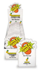 SMACK Tarts Pineapple Lube 3 ml Pouch 36 Pc Display with bright packaging and individual pouches for sampling.