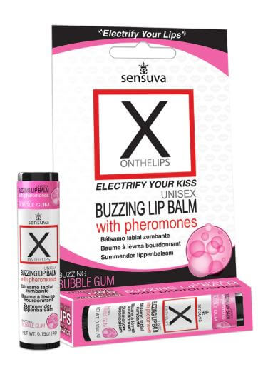X ON THE LIPS BUZZING LIP BALM BUBBLE GUM-0