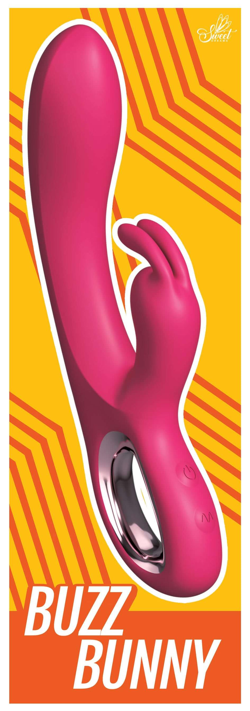 Buzz Bunny Rabbit Vibrator with Dual Motors and 10 Vibration Modes for Intense Pleasure