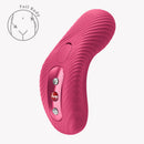 Fun Factory Laya III Lay-on Vibrator Magenta ergonomic design for clitoral stimulation and varied vibration programs.