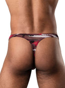 CUMOUFLAGE BONG THONG RED S/M-1